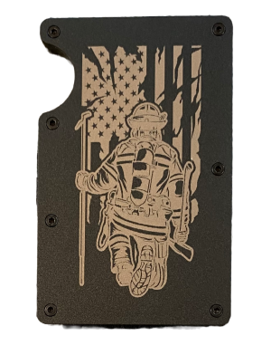 Firefighter American Flag RFID Protection