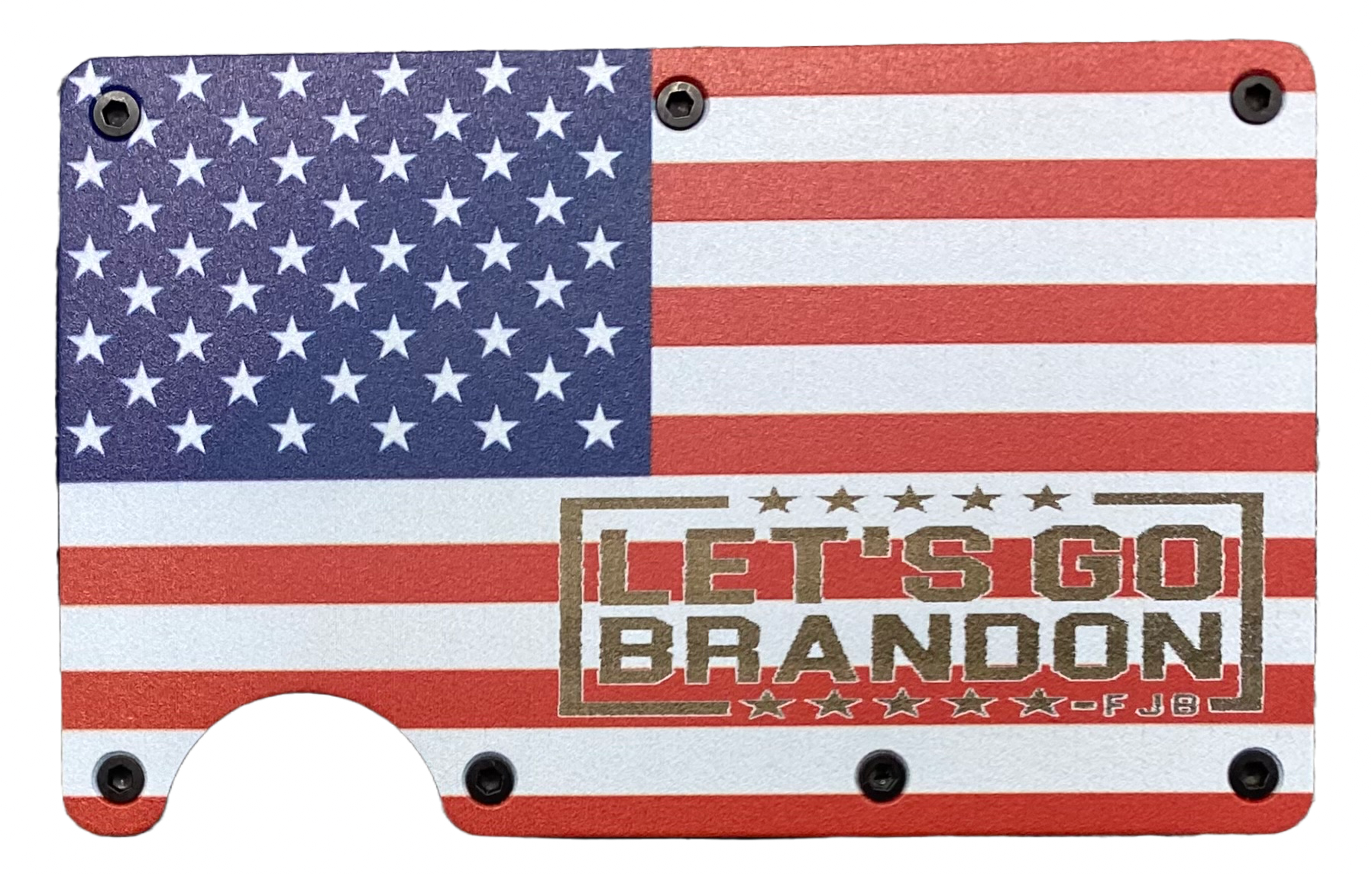 Let's Go Brandon American Flag RFID Protection