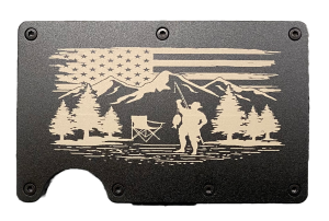 Camping & Fishing American Flag RFID Protection