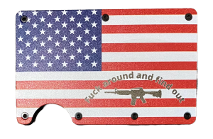 FA&FO American Flag With Gun RFID Protected