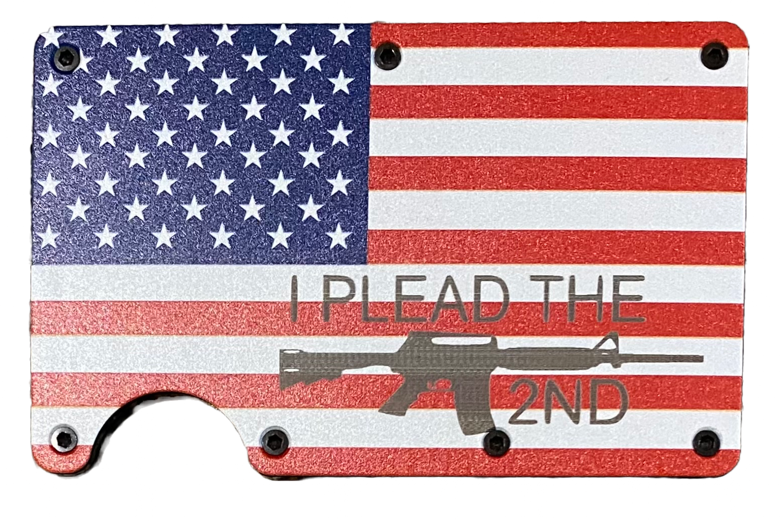 I Plead the 2nd American Flag RFID Protected