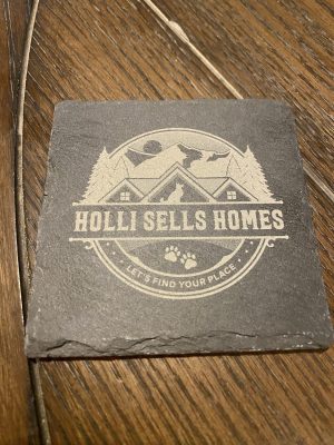 Laser Engraved Slate Coasters