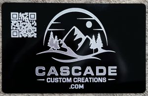 Aluminum Business Cards