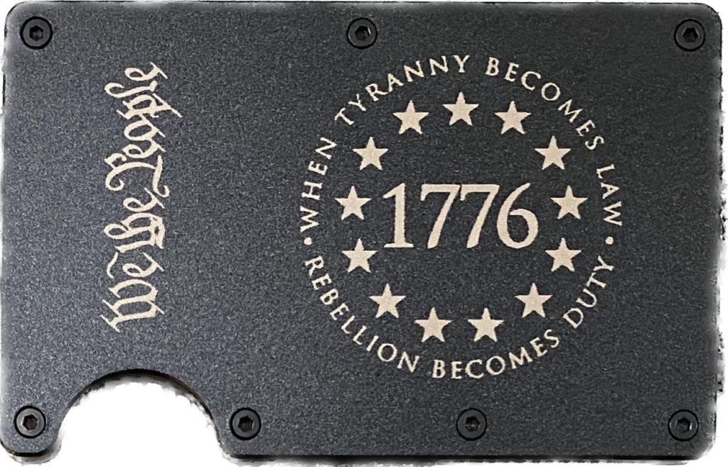 personalized metal wallets