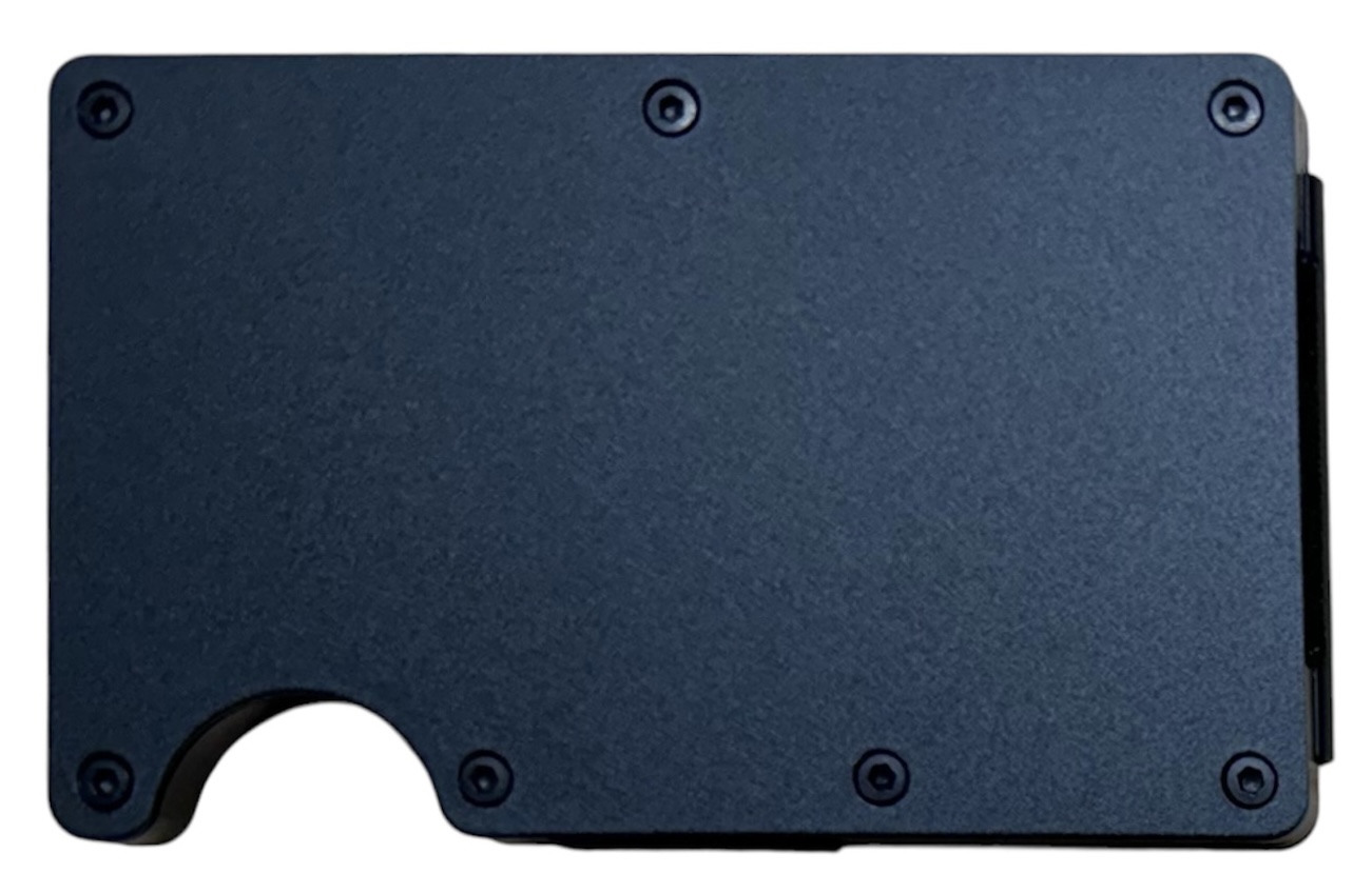 Blank Black RFID Aluminum Wallets Ready for your company logo, club or image.